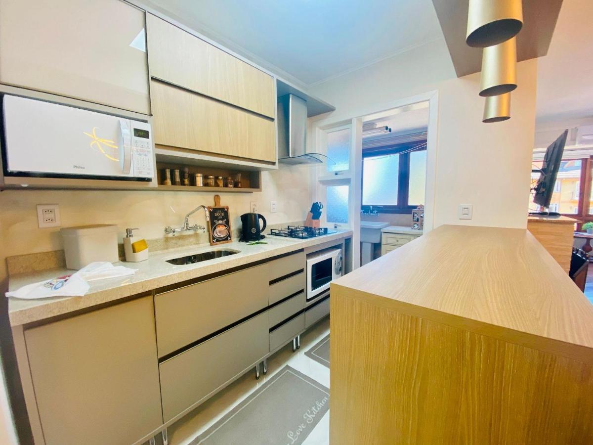 Jardim Europa - Ao Lado Da Famosa Rua Torta De - 06 Pessoas Apartamento Gramado